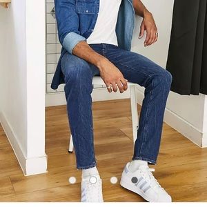 ABERCROMBIE Buttoned Slim Straight Mens Jeans | 32/30